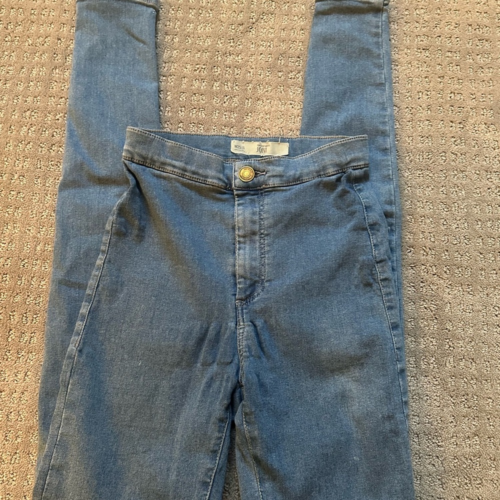 Topshop High Rise Joni Jeans 25